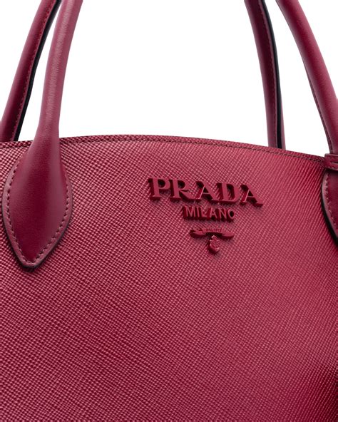 prada saff luxury logo bag|Prada Monochrome medium Saffiano bag.